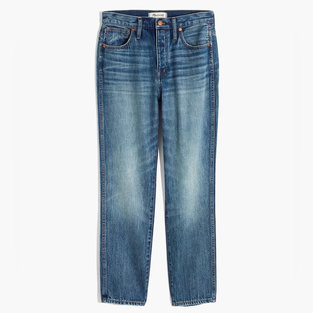 Madewell Stovepipe Jeans Women’s Size 29 Straight Leg Denim - Picture 2 of 9